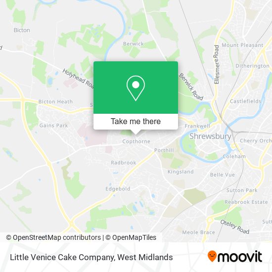Little Venice Cake Company map