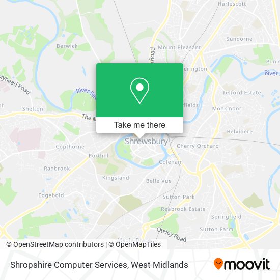 Shropshire Computer Services map