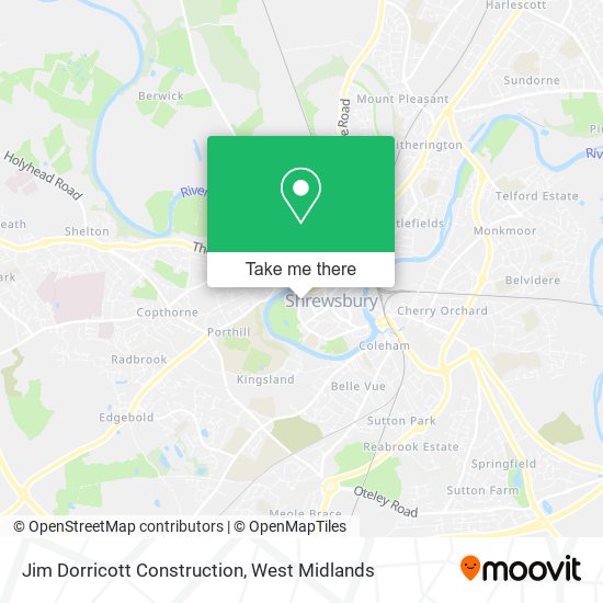 Jim Dorricott Construction map