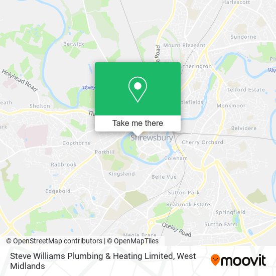 Steve Williams Plumbing & Heating Limited map