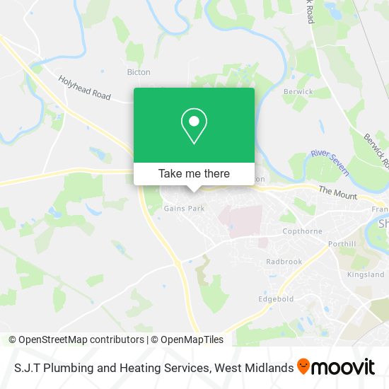 S.J.T Plumbing and Heating Services map