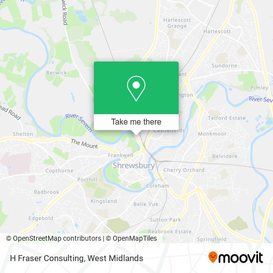 H Fraser Consulting map
