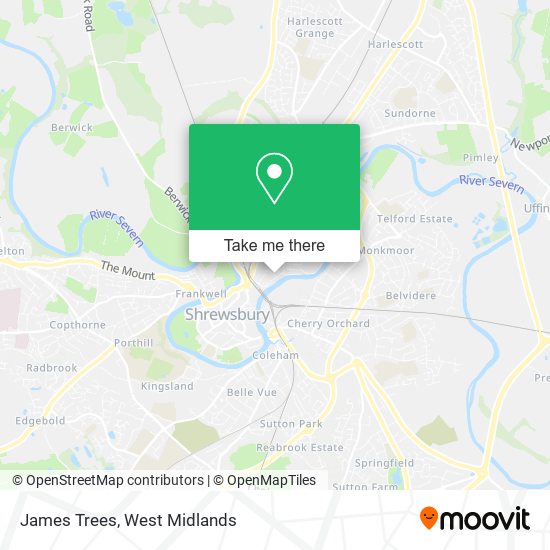 James Trees map