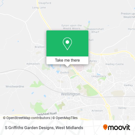 S Griffiths Garden Designs map