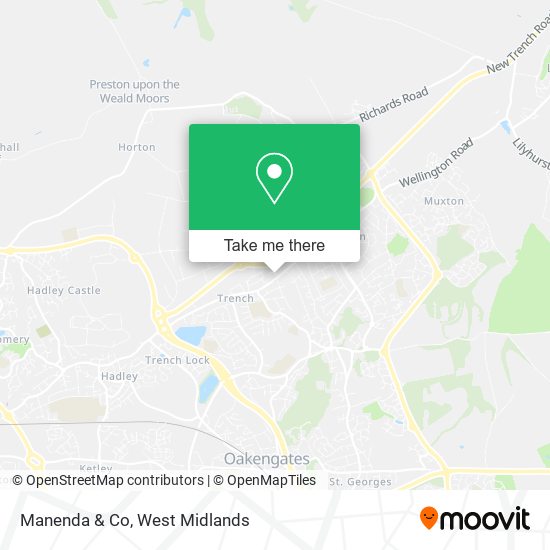 Manenda & Co map