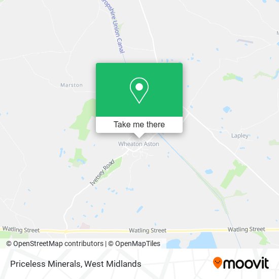 Priceless Minerals map