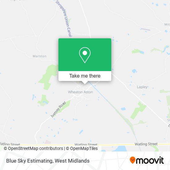 Blue Sky Estimating map