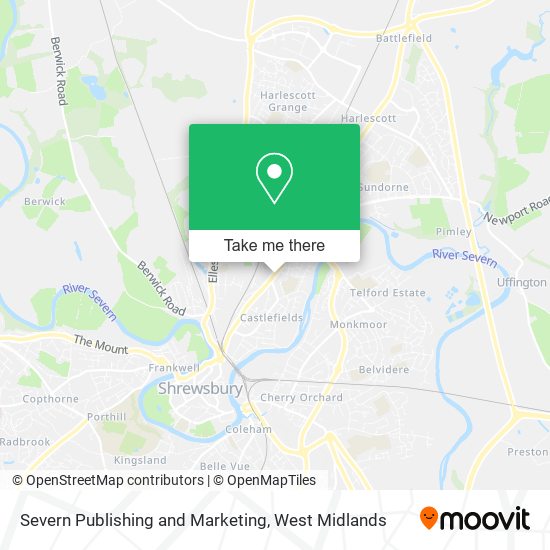 Severn Publishing and Marketing map