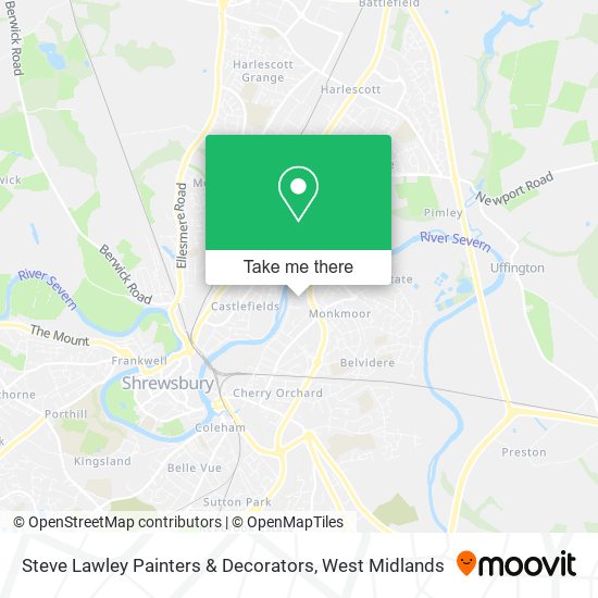 Steve Lawley Painters & Decorators map