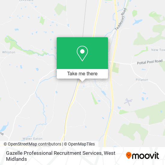 Gazelle Professional Recruitment Services map