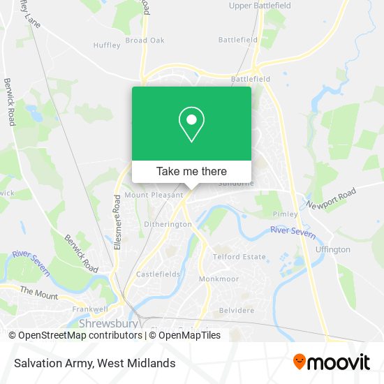 Salvation Army map