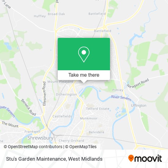 Stu's Garden Maintenance map