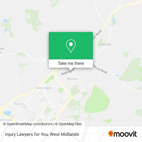 Injury Lawyers for You map