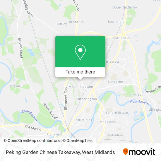 Peking Garden Chinese Takeaway map