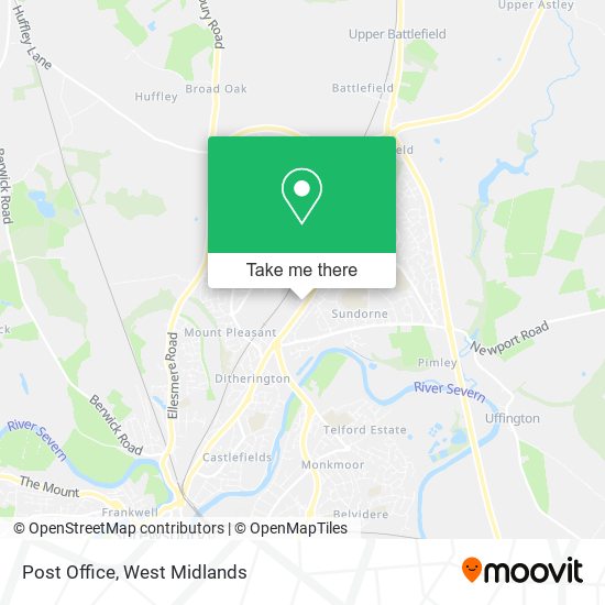 Post Office map