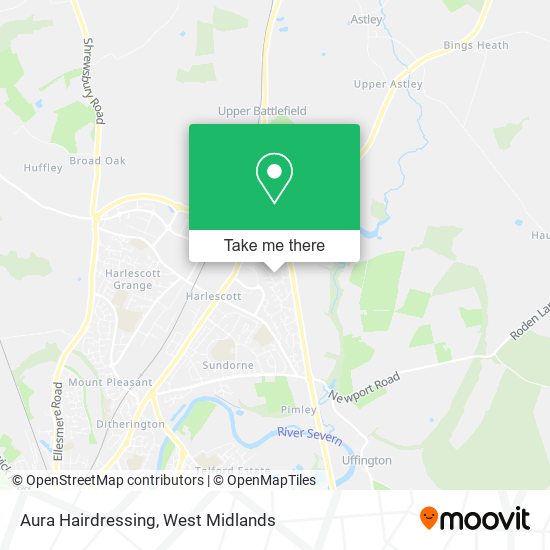 Aura Hairdressing map