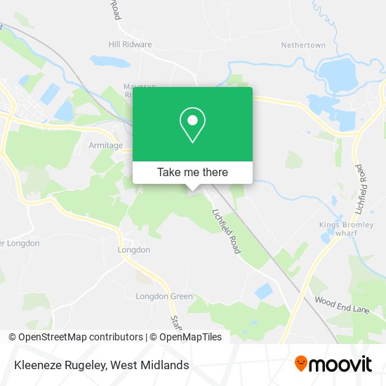 Kleeneze Rugeley map