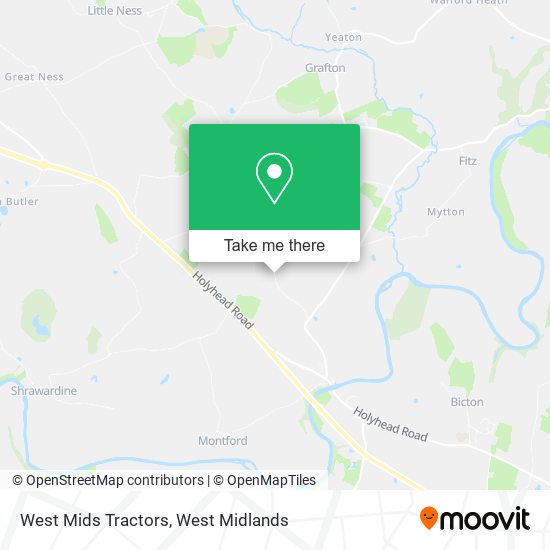 West Mids Tractors map