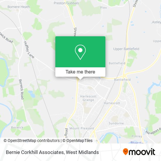 Bernie Corkhill Associates map