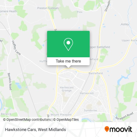 Hawkstone Cars map