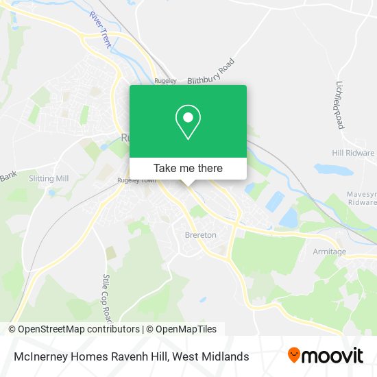 McInerney Homes Ravenh Hill map