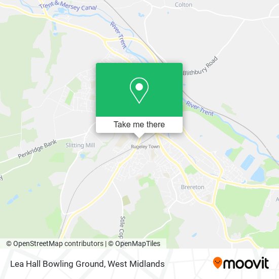 Lea Hall Bowling Ground map