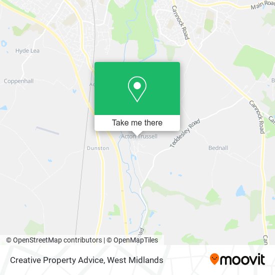 Creative Property Advice map