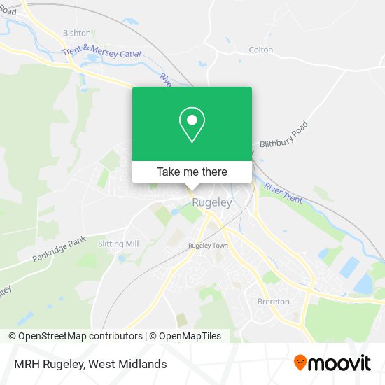 MRH Rugeley map