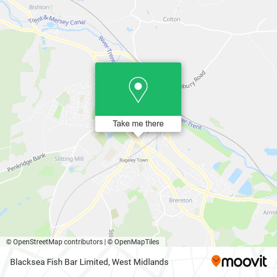 Blacksea Fish Bar Limited map