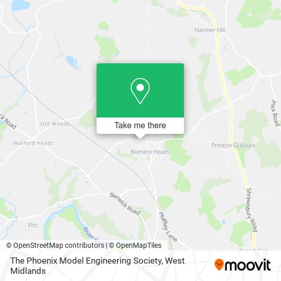 The Phoenix Model Engineering Society map