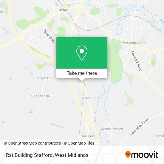 Rst Building Stafford map