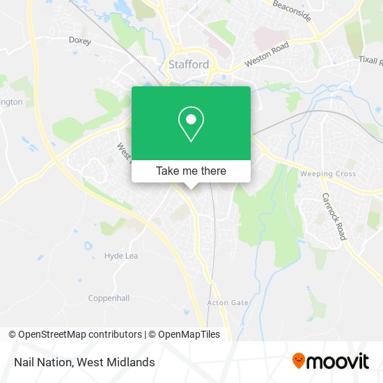 Nail Nation map