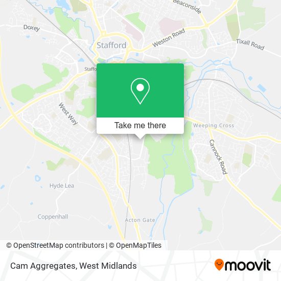 Cam Aggregates map
