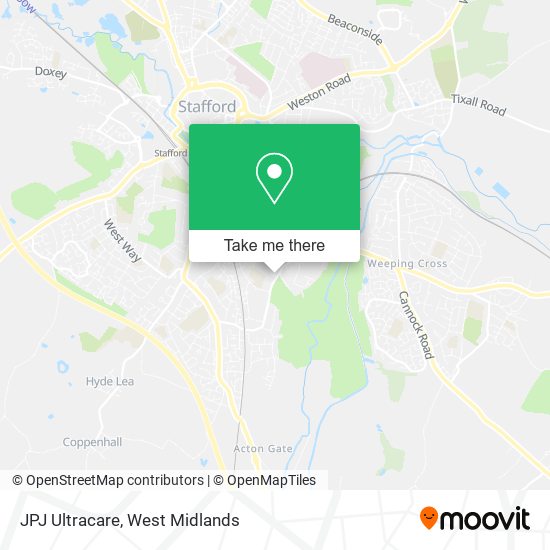 JPJ Ultracare map