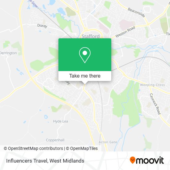 Influencers Travel map