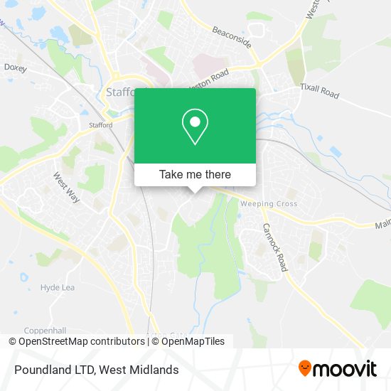 Poundland LTD map