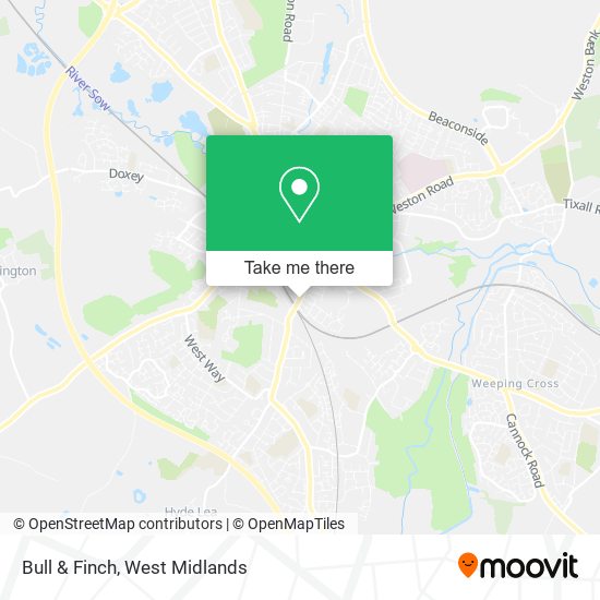Bull & Finch map