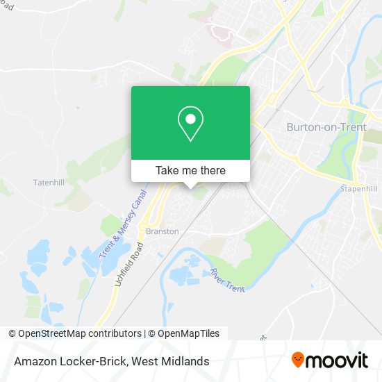 Amazon Locker-Brick map