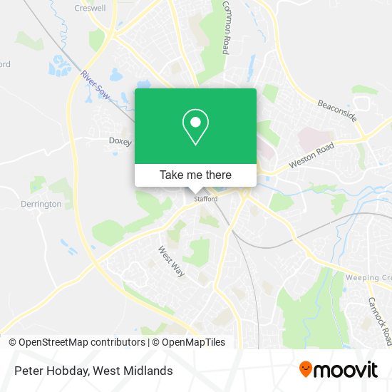 Peter Hobday map