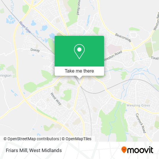 Friars Mill map