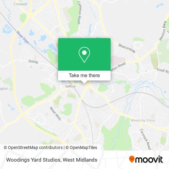 Woodings Yard Studios map