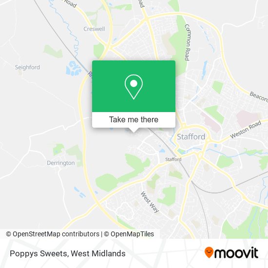 Poppys Sweets map