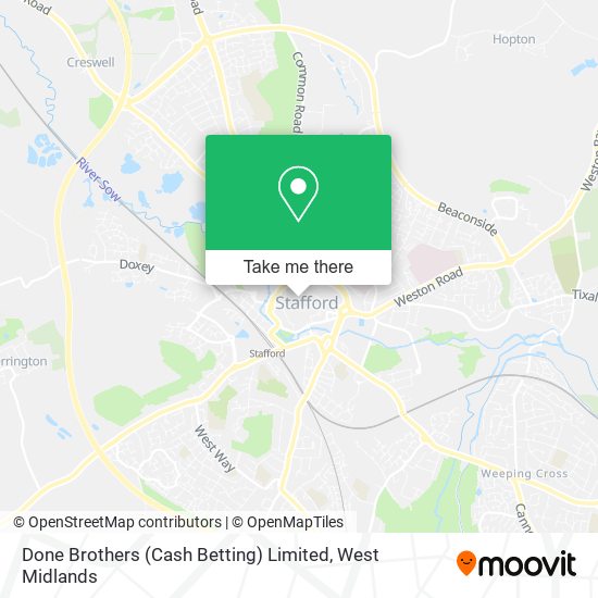 Done Brothers (Cash Betting) Limited map