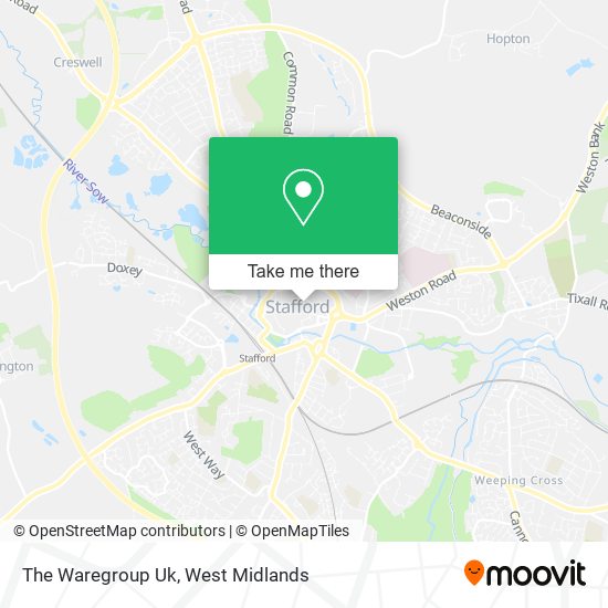 The Waregroup Uk map