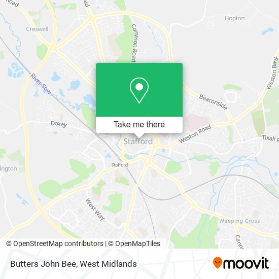 Butters John Bee map