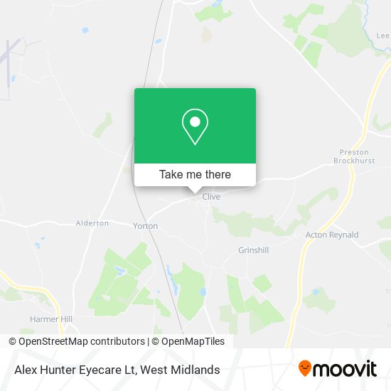 Alex Hunter Eyecare Lt map