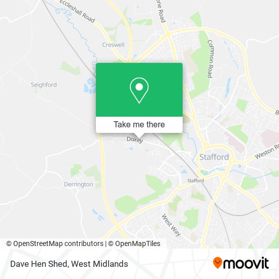 Dave Hen Shed map