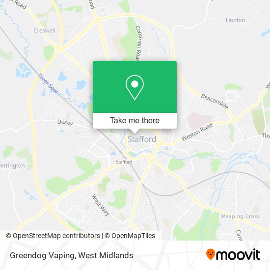 Greendog Vaping map
