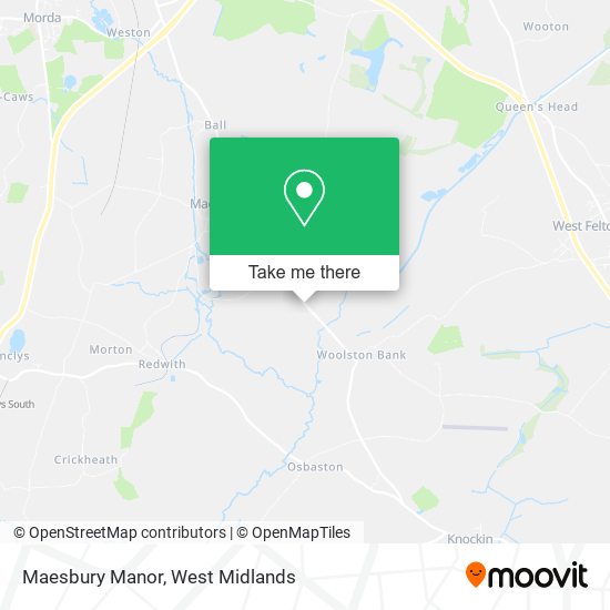 Maesbury Manor map