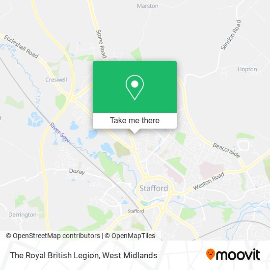 The Royal British Legion map